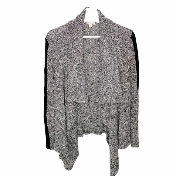 CHARMING CHARLIE Marled Draped Open Front Cardigan Sweater S - Picture 10 of 11